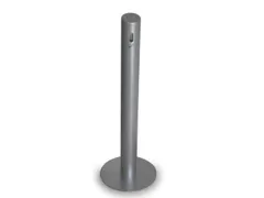 Asbakstaander Aluminium 1041x100mm Voetplaat D 356mm Nieuwzilver