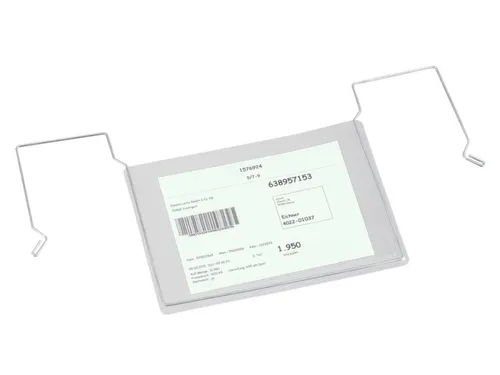draadbeugel insteekhoes,DIN A6,liggend,HxB 195x135mm,v. inhangen