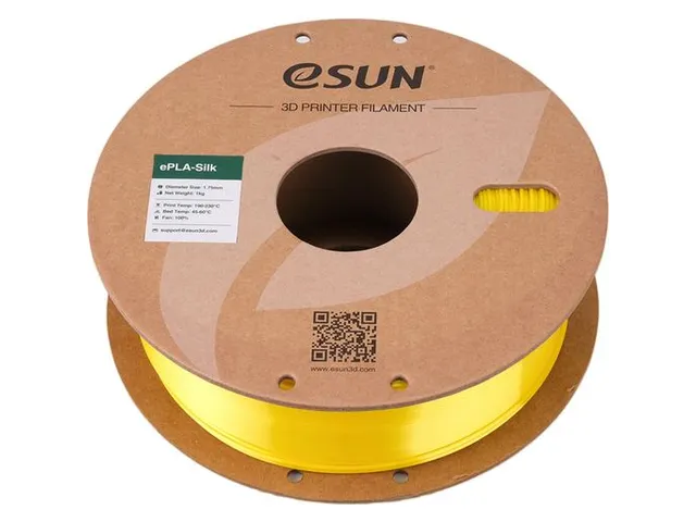 eSUN 3D printer Filament ePLA-Silk 1,75mm Geel 1kg