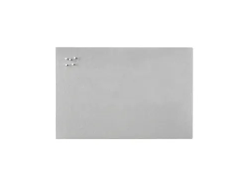 Prikbord Rocada Skinpinboard 75x115cm stof grijs