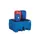 PE-opvangbak,v. 1x200l vat/kleinemballage,opvangvol. 240l