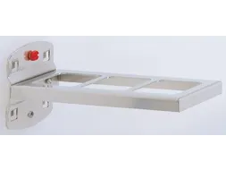 combihouder,v. perfoplaat,2-delig,LxB 150x55mm,RAL7016