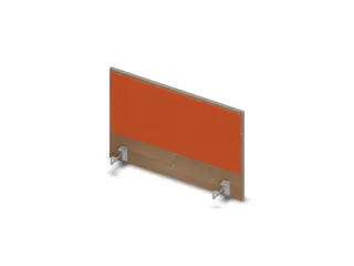 opzetpaneel bureau aanbouw zijkant NT-cherry BN3012-oranje 800mm - 1