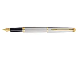 Vulpen Waterman Hémisphère Stainless Steel GT Medium Blauwe inkt