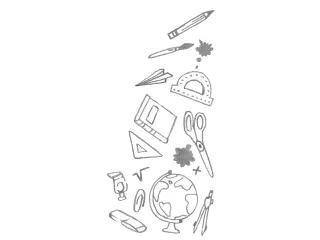 Potlood Faber-Castell 1111 HB 6 stuks op blister kleuren: roze, aqua e - 4