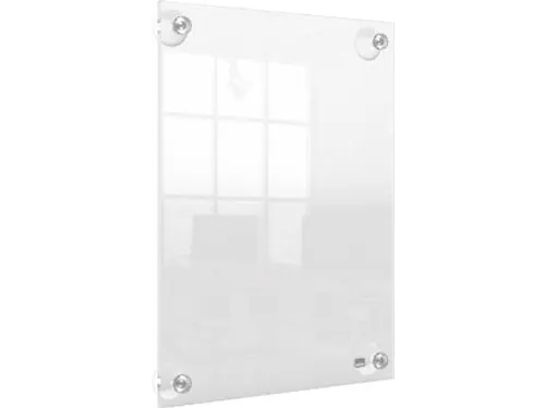 Premium Plus verplaatsbaar acryl informatiebord, wandgemonteerd, ft A4