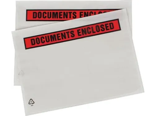 Paklijstenvelop Dokulops documents enclosed A5 225x160mm 1000 stuks