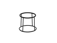 Buffetverhoger RVS Zwart Ø22/24x20cm
