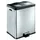 Afvalbak Rejoice EKO 2x30 Liter met kunststof binnenbak RVS