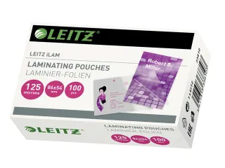 Lamineerhoes Leitz 54x86mm 2x125 micron EVA 100stuks - 1