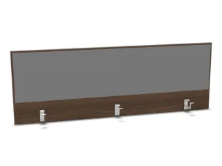 opzetpaneel bureau aanbouw achter NV bruin hickory BN8078-grijs 1600mm - 1