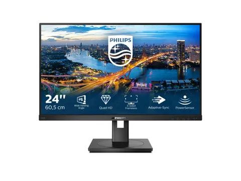 Philips B-Line LCD met PowerSensor Monitor 245B1 24 Inch IPS QHD Power
