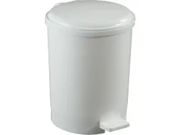 Pedaalemmer CEP 20 liter wit met soepel voetpedaal