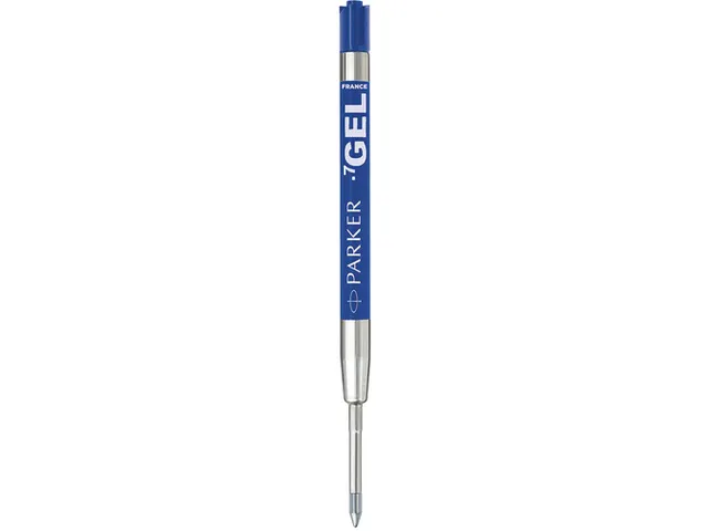 Gelschrijvervulling Parker Quink medium blauw blister à 2 stuks