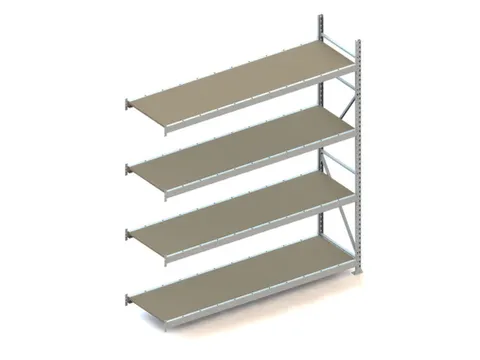 Breedvakstelling Aanbouwveld Hxbxd 2500x2251x650mm 4 Houten Legborden