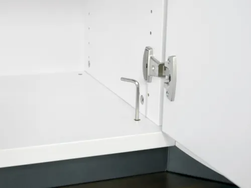 hangmappenkast 770x1000x430mm 2hangmappenframes Lichtgrijs+ Onyx
