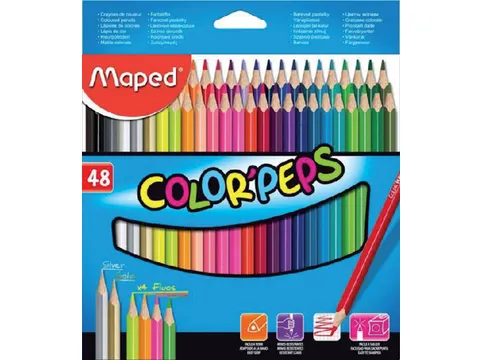 Kleurpotlood Maped Color'Peps set à 48 kleuren