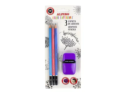 Color Experience set met 3 grafietpotloden
