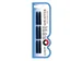 Inktpatronen SHEAFFER blauw 6 stuks op blister