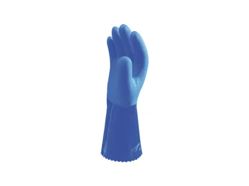 Showa KV660 PVC handschoenen, blauw, maat XL, per 10 paar