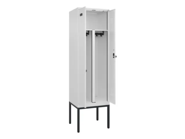 PBM-locker,HxBxD 2120x600x500mm,2vak,vak B 300mm,draaigrendel