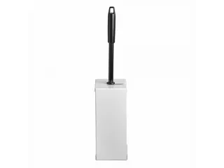 CMT Quartz Toiletborstelhouder RVS Wit - 1