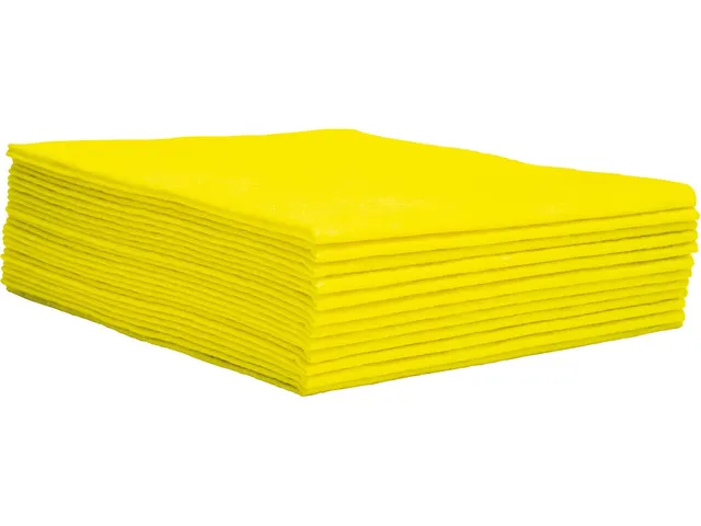 Universele poetsdoek geel 150 stuks