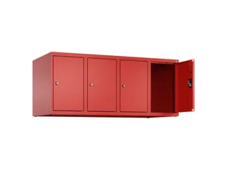opzetkast,v. locker,4vak.,vak B 300mm,HxBxD 500x1200x500mm - 1