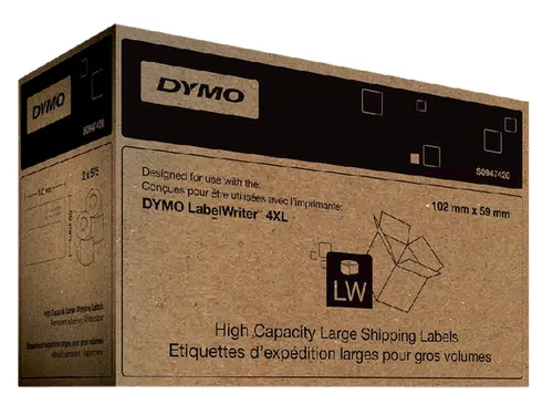 Etiket Dymo 947420 labelprint 450XL 102x59mm 2x575stuks S0947420