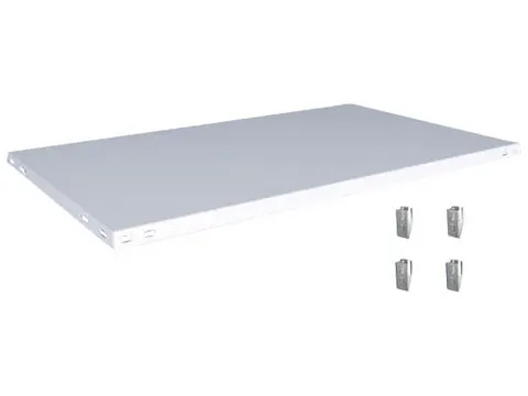 legbord,v. magazijnstelling,BxD 1300x800mm,vakl. 190kg,staal,RAL7035