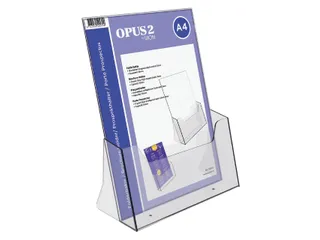 Folderhouder Europel A4 transparant - 1