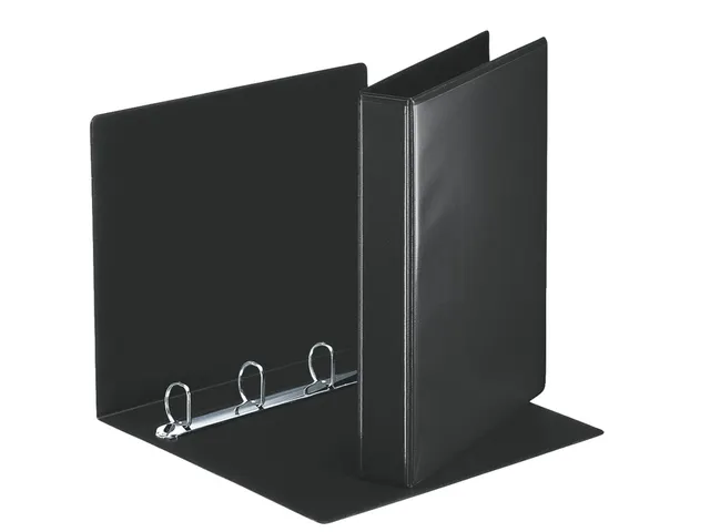 Presentatie Ringband 4 rings A4 30mm D-mech Panorama Zwart
