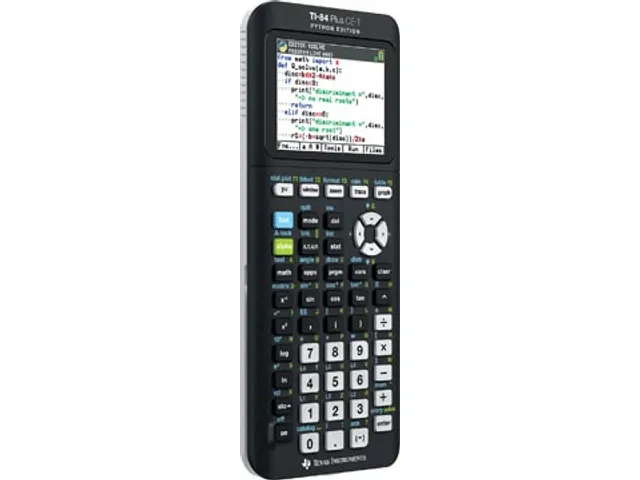 Texas grafische rekenmachine TI-84 Plus CE-T Python edition