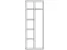 kleding-/wasgoedkast,HxBxD 1850x600x500mm,RAL7035,front RAL6011