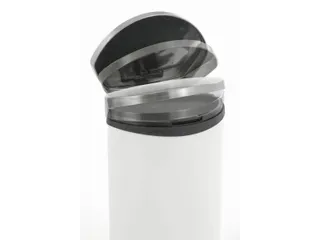 Pedaalemmer Shell Bin 6 Liter Wit Mat RVS - 3