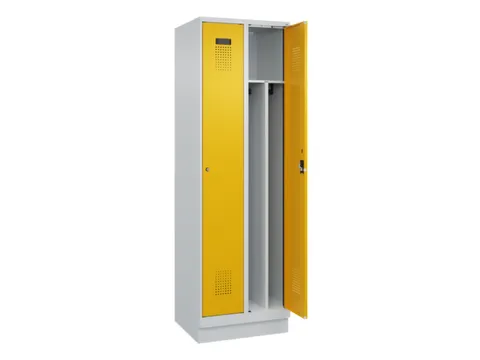 locker voor scheiding van kleding,HxBxD 1950x600x500mm,2vak