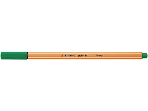 Fineliner STABILO point 88/36 smaragd groen 0.4mm
