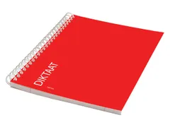 Schrift Qbasic dictaat A5 spiraal lijn 160blz 70gr rood
