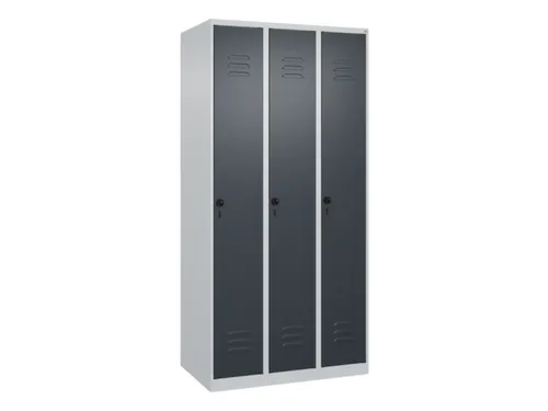 locker voor scheiding van kleding,HxBxD 1850x900x500mm,3vak