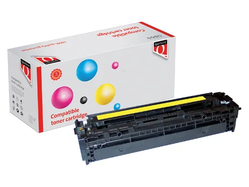 Tonercartridge Quantore alternatief tbv HP CB542A 125A geel