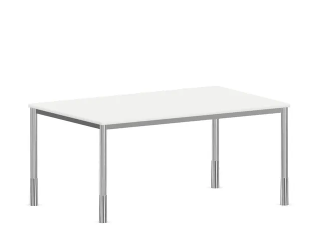 In hoogte verstelbaar bureau,HxBxD 720-840x1600x1000mm,Bl-wit