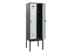 schoollocker,HxBxD 1950x600x500mm,2vak,vak B 300mm,draaigrendel