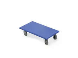 meubelroller,laadvl. LxB 720x480mm,platform gesloten,multiplexplaat