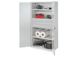 Materiaalkast Dubbelwandige Deur 1950x1000x600mm 3legborden 3laden
