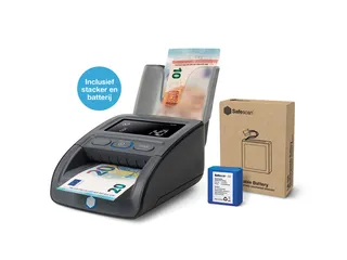 Valsgeld detector Safescan 155-S G2 met stacker en batterij - 9