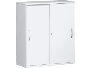 schuifdeurkast,HxBxD 1150x1000x430mm,decor romp wit,decor front wit - 1