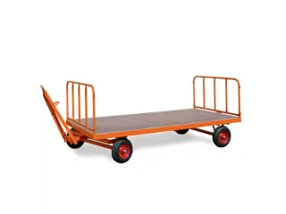 2stalen buiswanden,v. industrie-aanhanger,H 750mm - 2