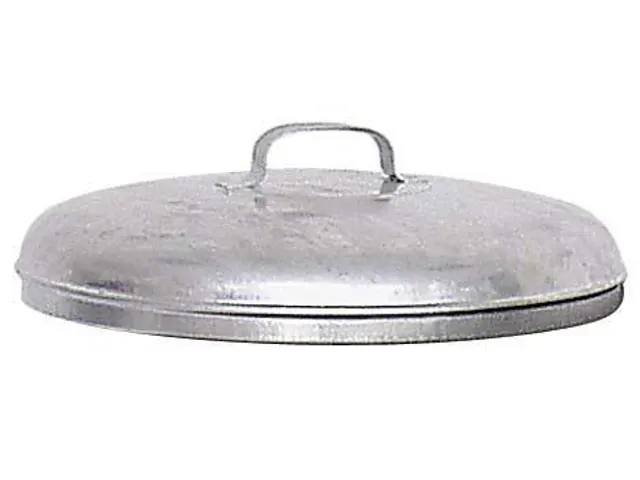 Oplegdeksel,V. Blikken Ton 100L,Staal Vuurverzinkt