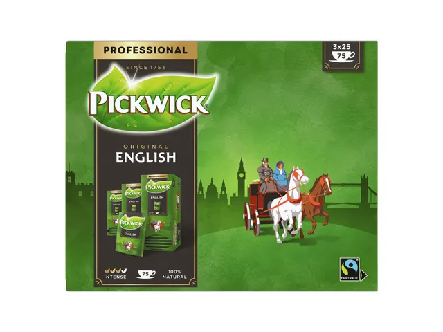 Zwarte Thee Pickwick Fair Trade English 25x2.5gr