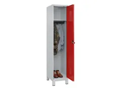 locker,HxBxD 1950x400x500mm,1vak,vak B 400mm,draaigrendel,voeten